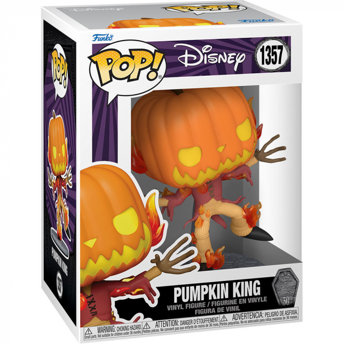 Figurina Funko POP Disney Cosmar inainte de Crăciun 30 de aniversare Regele dovleac [2]