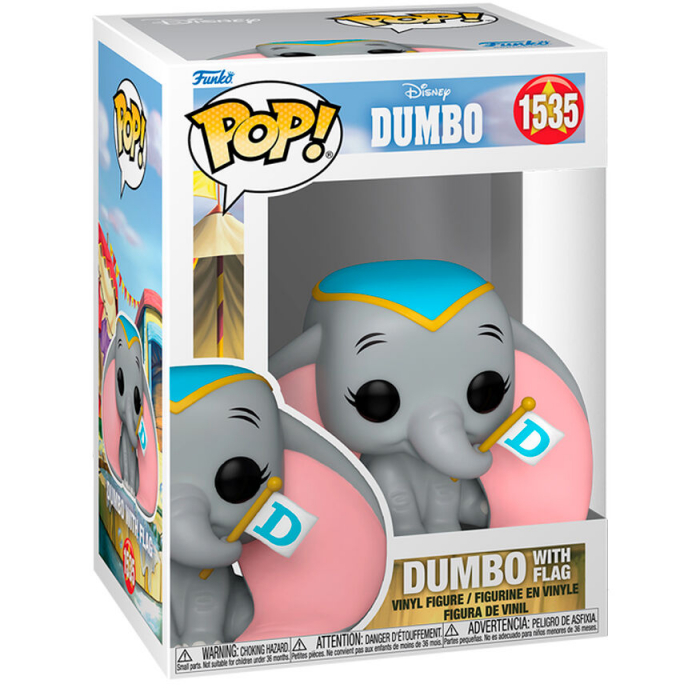 Figurina Funko POP Disney Dumbo - Dumbo with Flag [2]