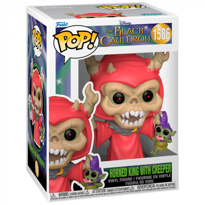 Figurina Funko POP Disney El Caldero Negro Horned King With Creeper [2]