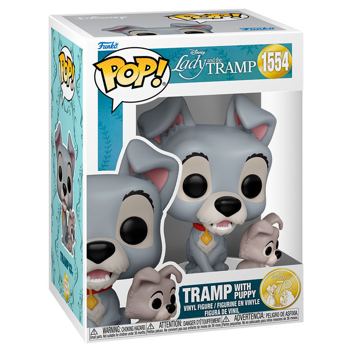 Figurina Funko POP Disney Lady and the Tramp Tramp cu Puppy [2]