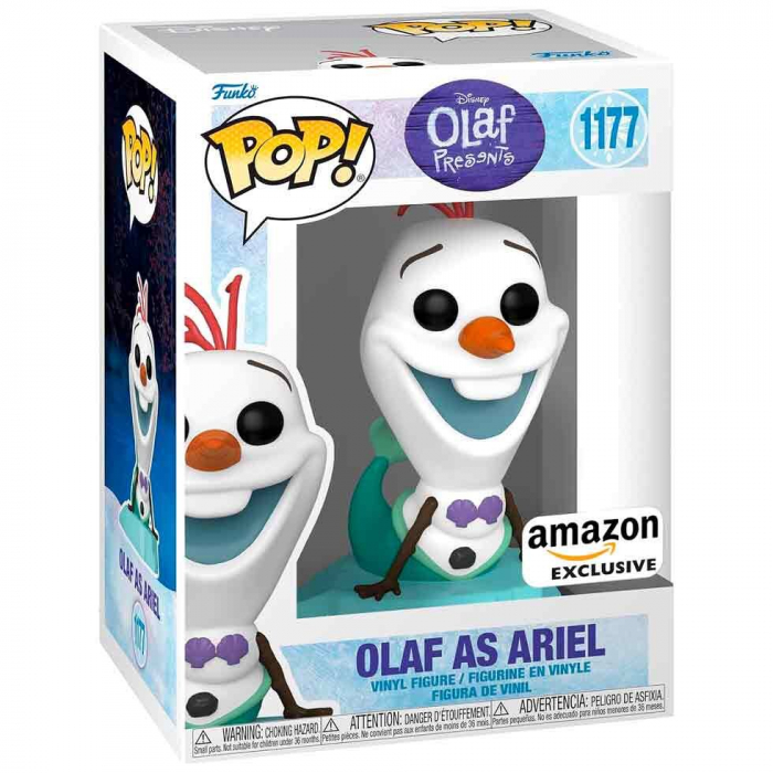 Figurina Funko POP Disney Olaf Present - Olaf as Ariel Exclusive [2]