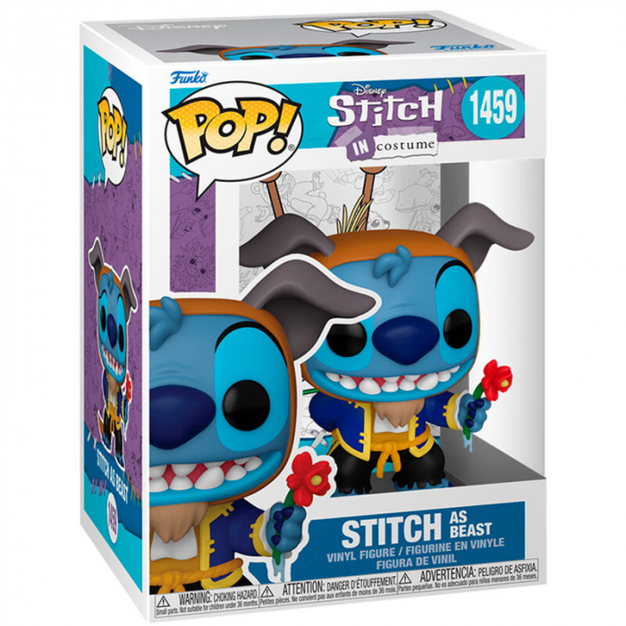 Figurina Funko POP Disney Stitch as Beast [2]