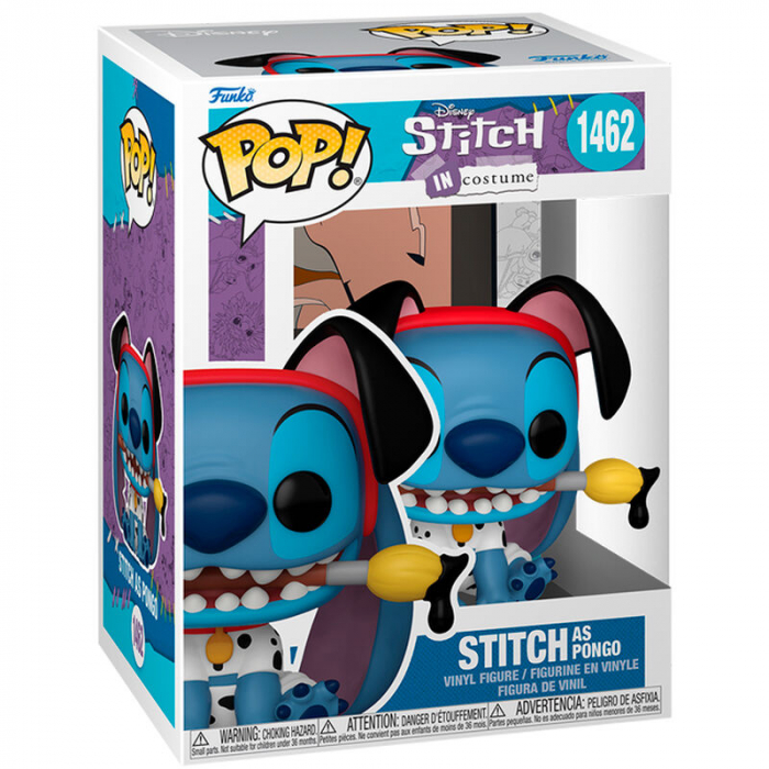 Figurina Funko POP Disney Stitch as Pongo [2]