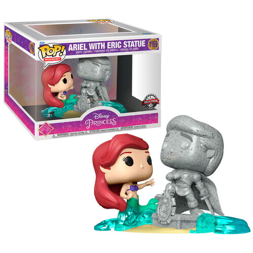 Figurina Funko POP Disney Ultimate Princess La Sirenita Ariel & Statue Eric Exclusive [3]