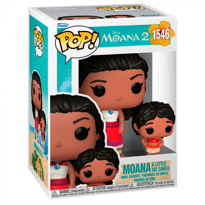 Figurina Funko POP Disney Vaiana Moana 2 Moana & Simea [2]
