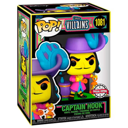 Figurina Funko POP Disney Villains Hook Black Light Exclusive [3]