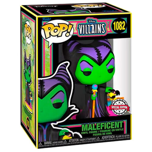 Figurina Funko POP Disney Villains Maleficent Black Light Exclusive [2]