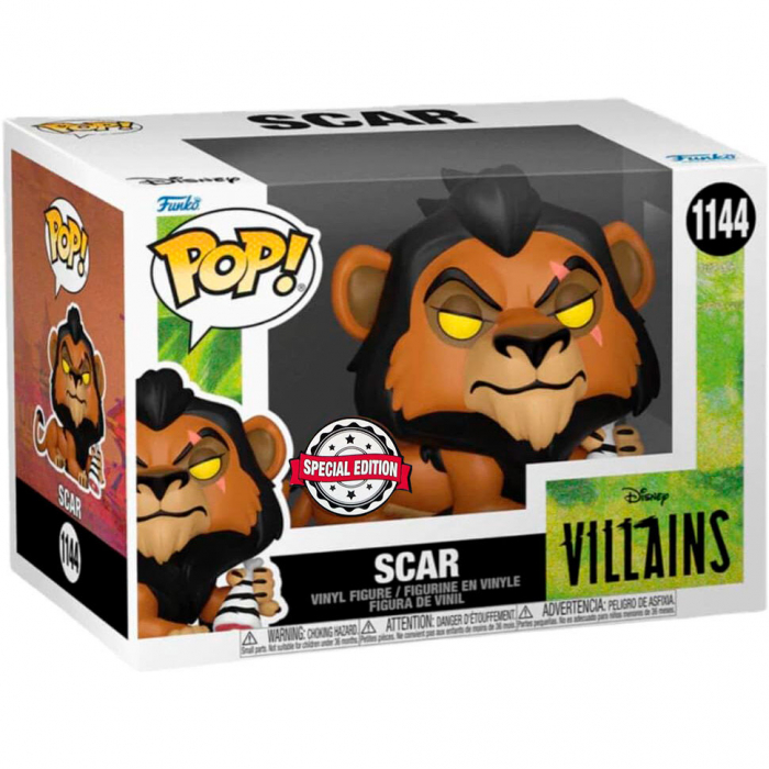 Figurina Funko POP Disney Villains The Lion King Scar Exclusive [2]