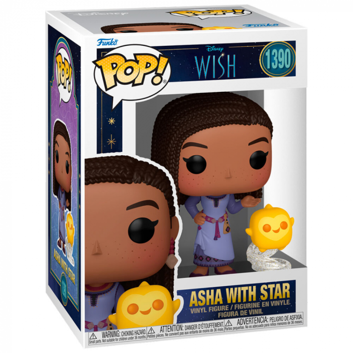 Figurina Funko POP Disney Wish Asha with Star [2]