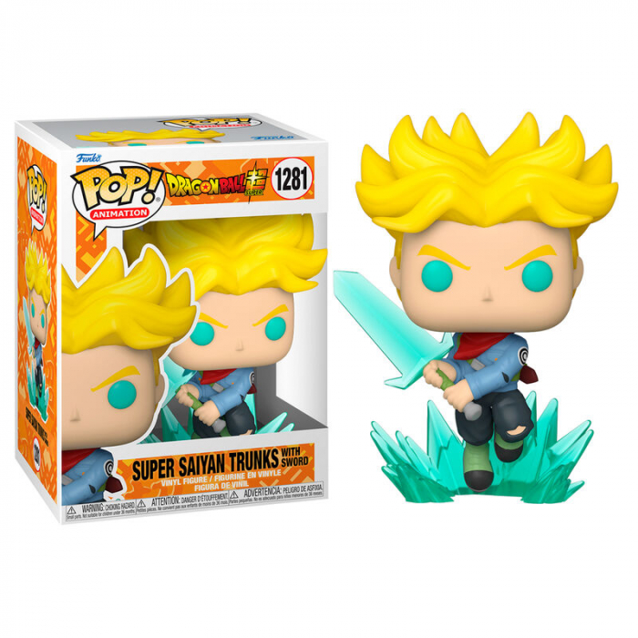 Figurina Funko POP Dragon Ball Super Super Saiyan Trunks with Sword [2]