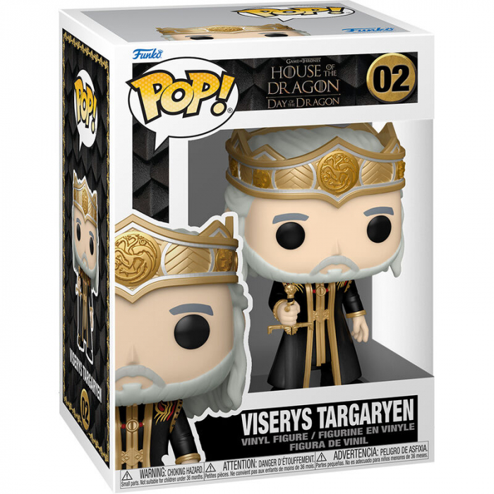 Figurina Funko POP Game of Thrones Casa Dragonului Viserys Targaryen [3]