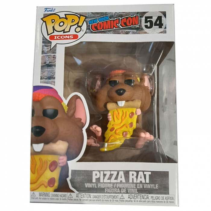 Figurina funko POP Icons Comic Con New York Pizza Rat [2]