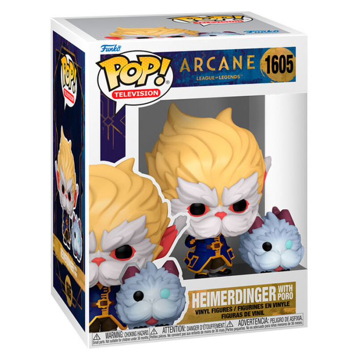 Figurina Funko POP League of Legends Arcane Heimerdinger with Poro [2]
