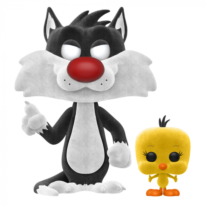 Figurina Funko POP Looney Tunes Sylvester and Tweety Flocked Exclusive [2]