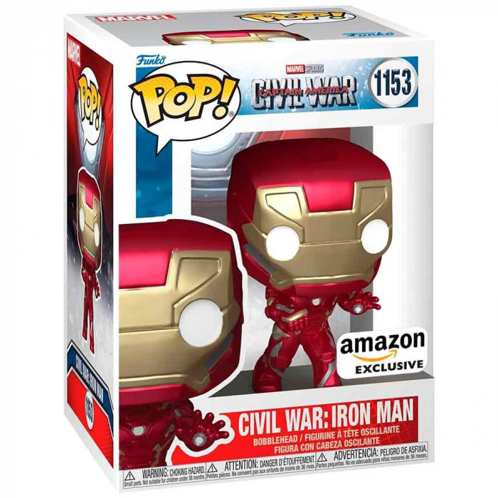 Figurina Funko POP Marvel Civil War Captain America - Civil War Iron Man Exclusive [2]