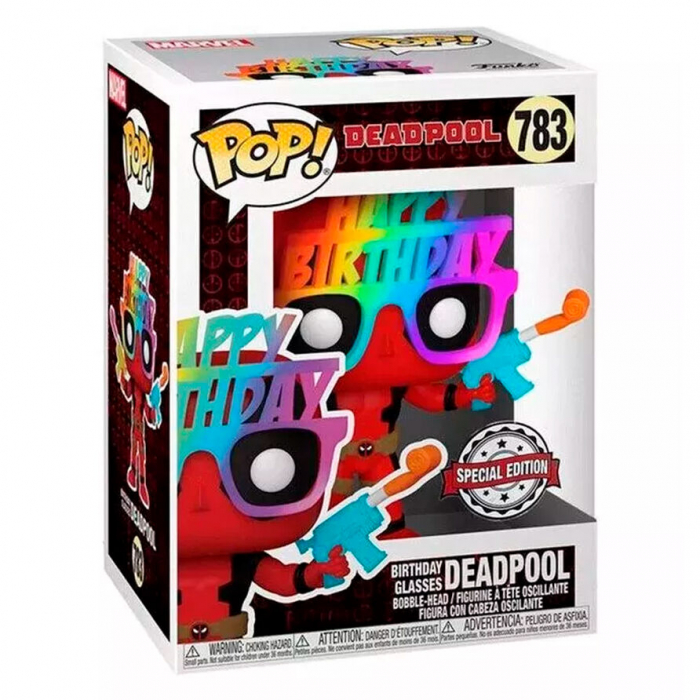 Figurina Funko POP Marvel Deadpool 30th Birthday Hat Deadpool Exclusive [2]
