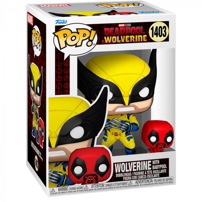 Figurina Funko POP Marvel Deadpool & Wolverine - Wolverine with Babypool [2]