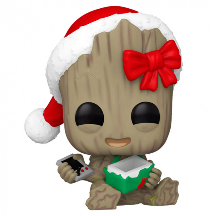 Figurina Funko POP Marvel Groot with Present [2]