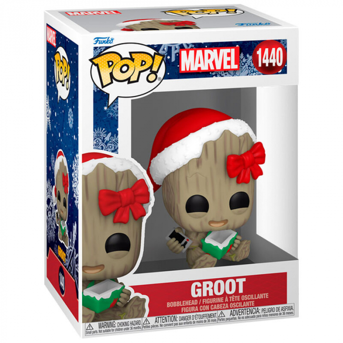 Figurina Funko POP Marvel Groot with Present [1]