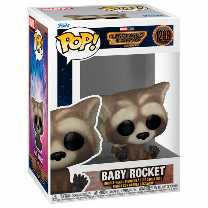 Figurina Funko POP Marvel Guardianes de la Galaxia 3 Baby Rocket [2]