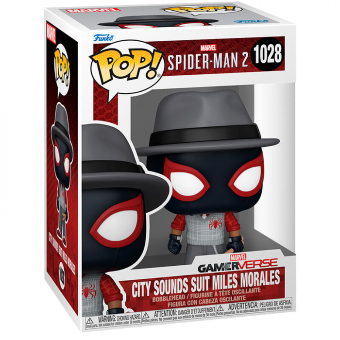 Figurina Funko POP Marvel Spider-Man 2 City Sounds Suit Miles Morales [2]