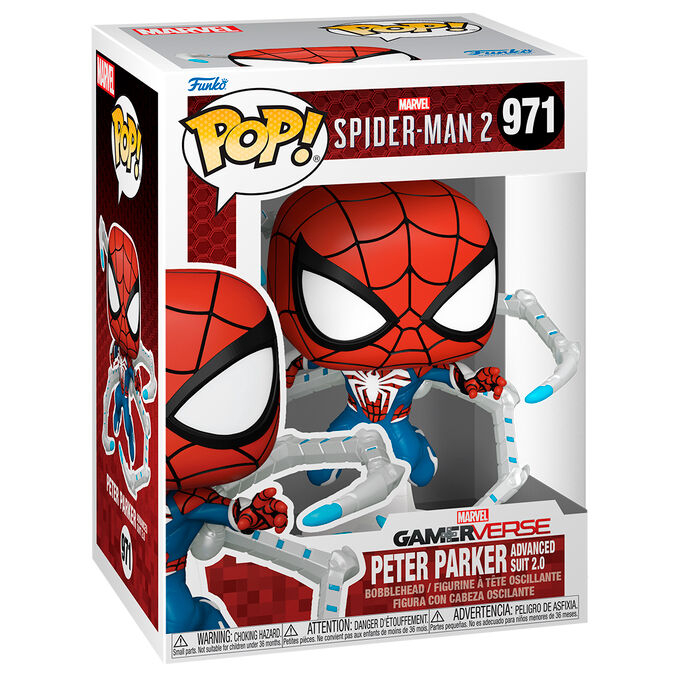 Figurina Funko POP Marvel Spiderman 2 Peter Parker Advanced Suit 2.0 [2]