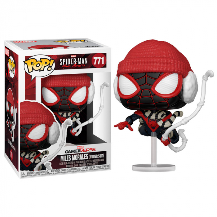 Figurina Funko POP Marvel Spiderman Miles Morales Winter Suit [2]