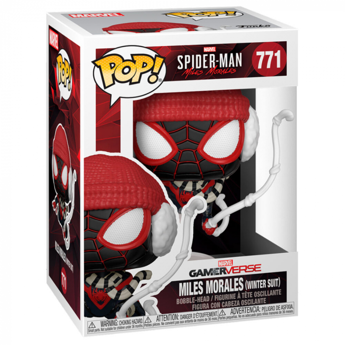Figurina Funko POP Marvel Spiderman Miles Morales Winter Suit [3]