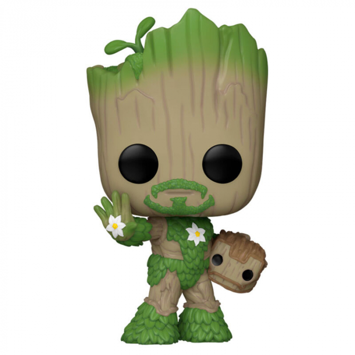 Figurina Funko POP Marvel We Are Groot - Groot as Iron Man [1]