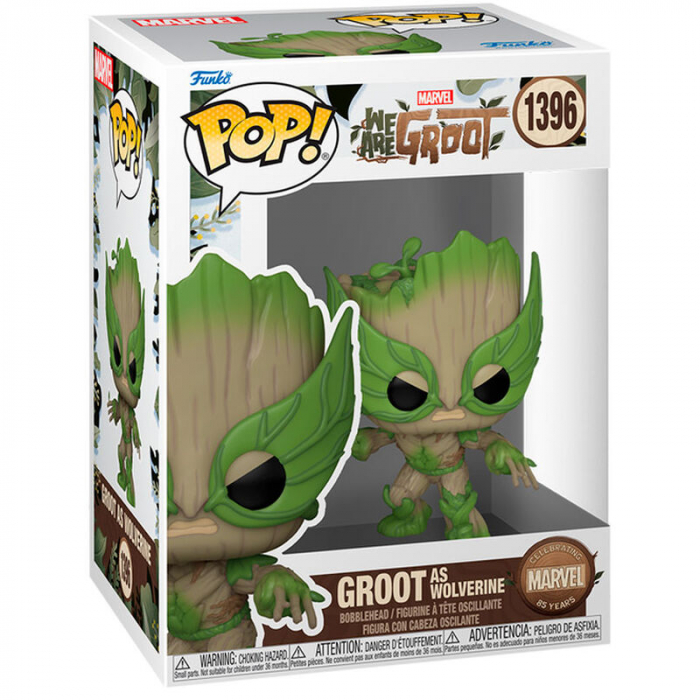 Figurina Funko POP Marvel We Are Groot - Groot as Wolverine [2]