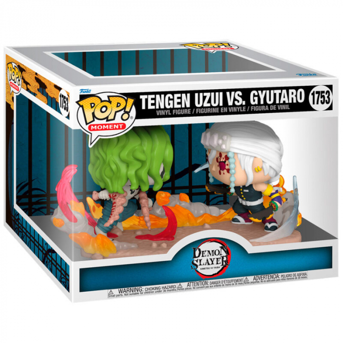 Figurina Funko POP Moment Demon Slayer Kimetsu no Yaiba Tengen VS Gyutaro [2]