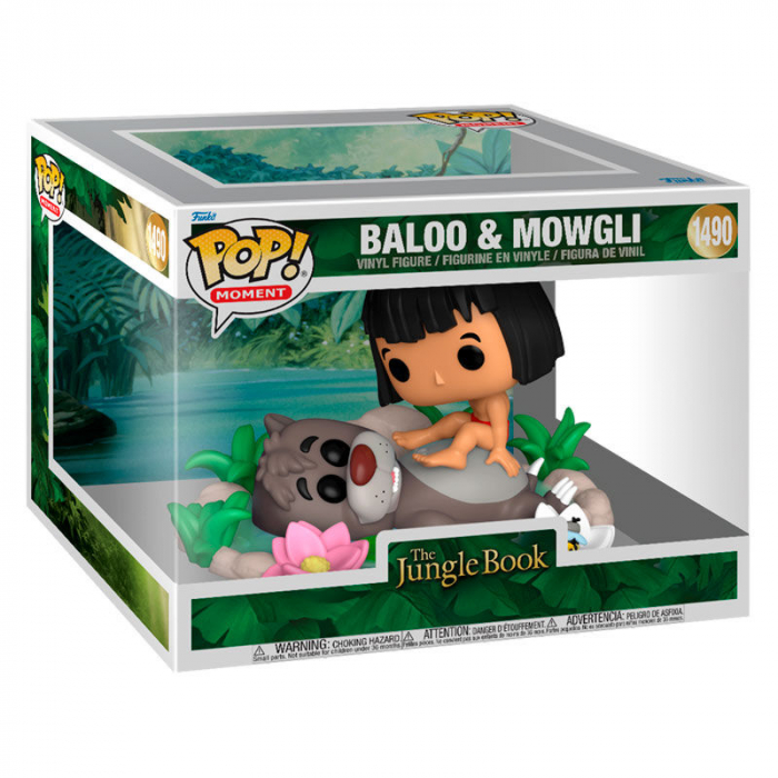 Figurina Funko POP Moment Disney Cartea junglei Baloo & Mowgli [2]
