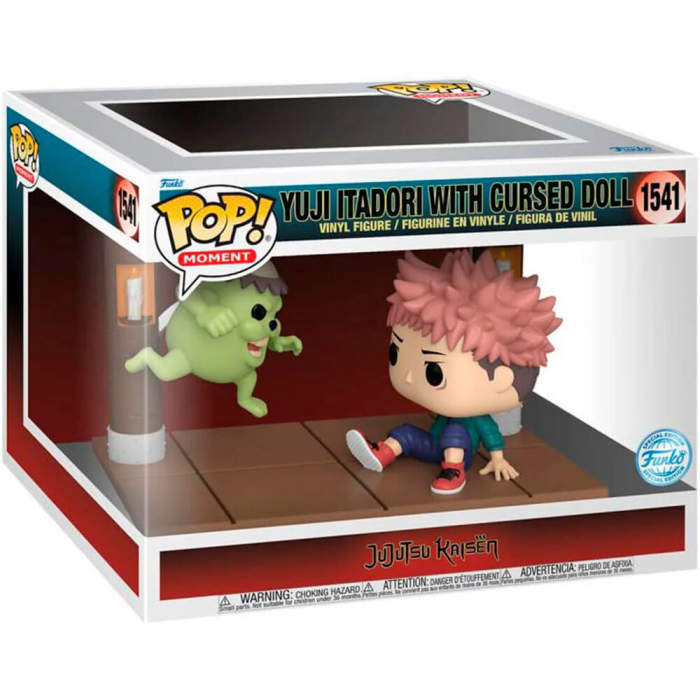 Figurina Funko POP Moment Jujutsu Kaisen Yuji Itadori with Cursed Doll ExclusiveFigurina Funko POP Moment Jujutsu Kaisen Yuji Itadori with Cursed Doll Exclusive [2]