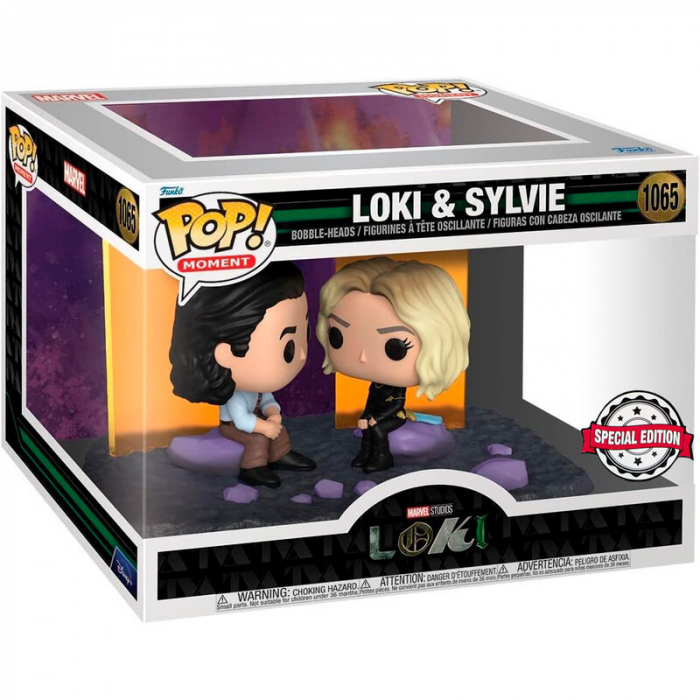 Figurina Funko POP Moment Marvel Loki - Loki and Sylvie Exclusive [1]