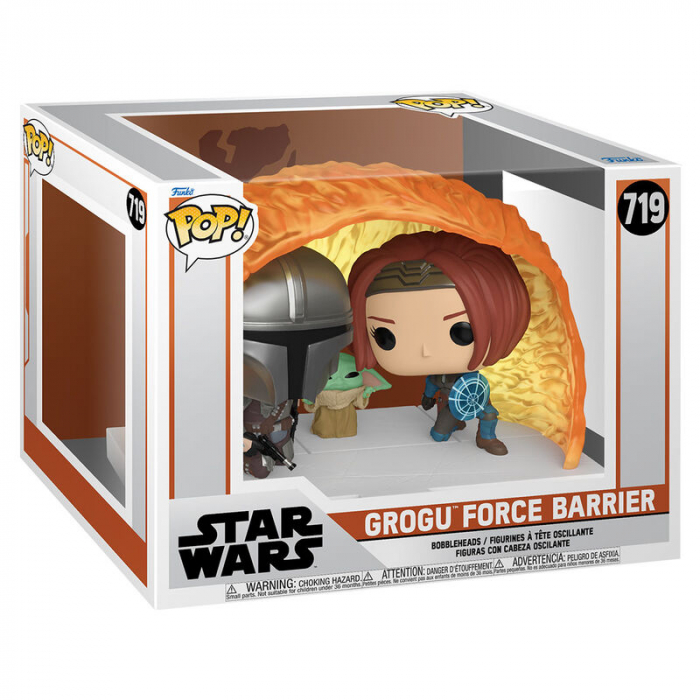 Figurina Funko POP Moments Star Wars The Mandalorian Grogu Force Barrier [2]