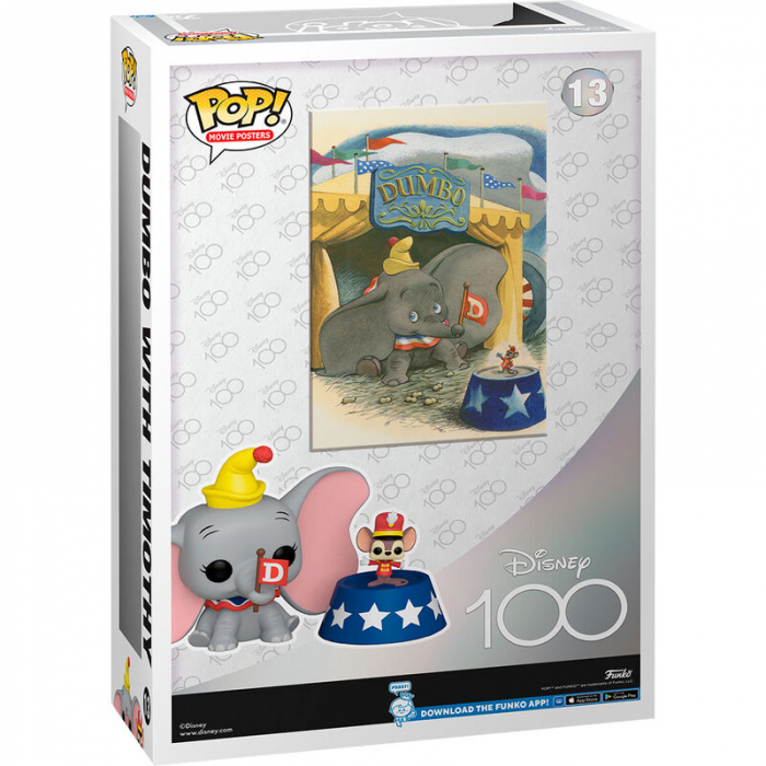 Figurina Funko POP Movie Poster Disney 100Th Anniversary Dumbo [3]