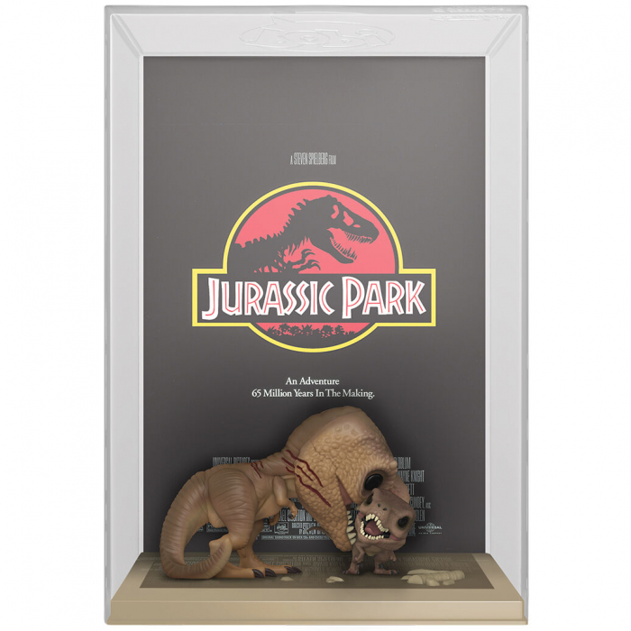 Figurina Funko Pop! Movie Posters Jurassic Park Tyrannosaurus Rex Velociraptor 44 cm [4]