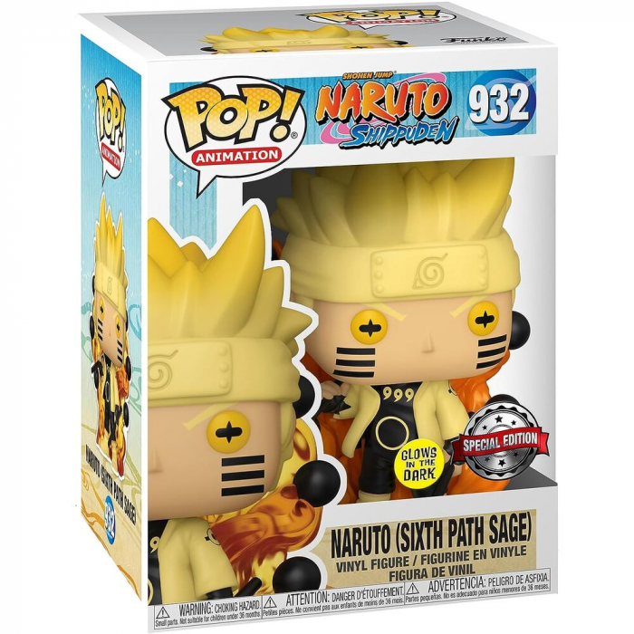 Figurina Funko POP Naruto Uzumaki Naruto Six Path Sage Glow [3]