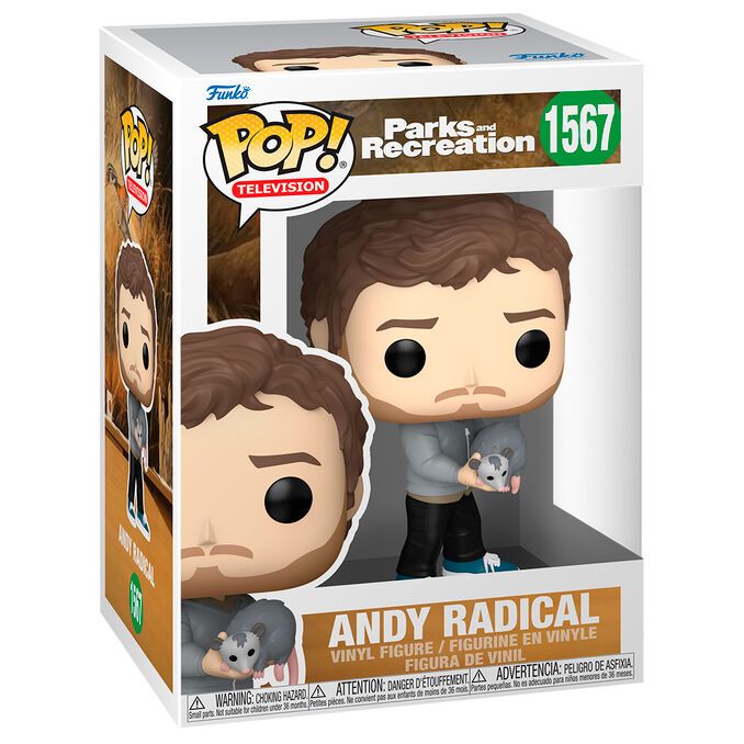 Figurina Funko POP Parks and Recreation Andy Radical [2]