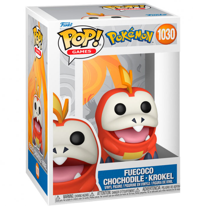 Figurina Funko POP Pokemon Fuecoco Chochodile Krokel [2]