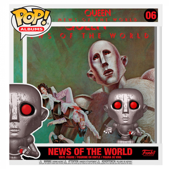 Figurina Funko POP Queen News of the World with Album Case [2]