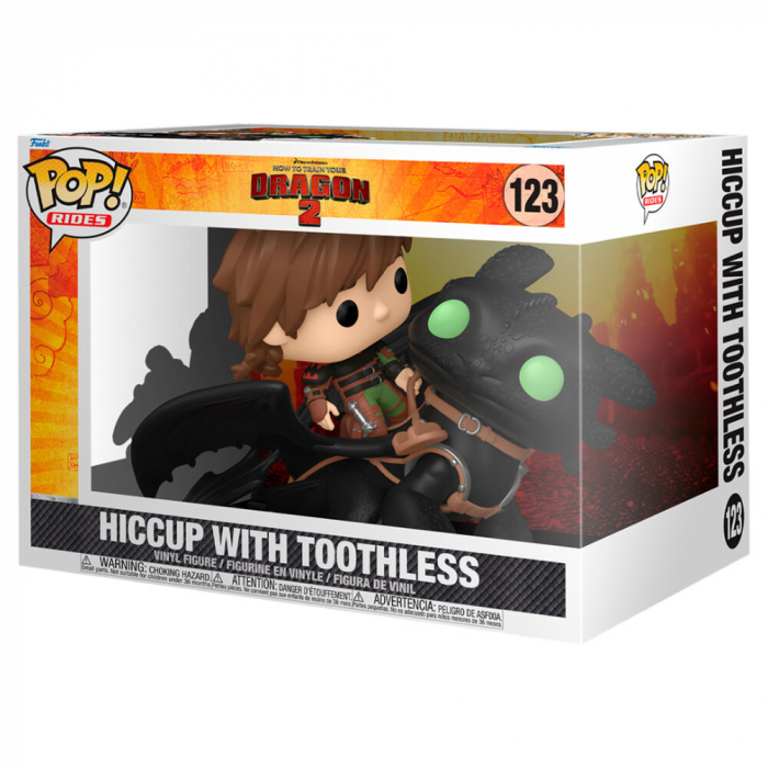 Figurina Funko POP! Rides: How to Train Your Dragon - Hiccup with Toothless [2]