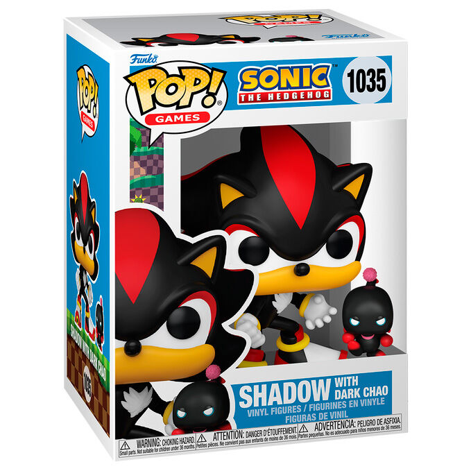Figurina Funko POP Sonic The Hedgehog Shadow with Dark Chao [2]