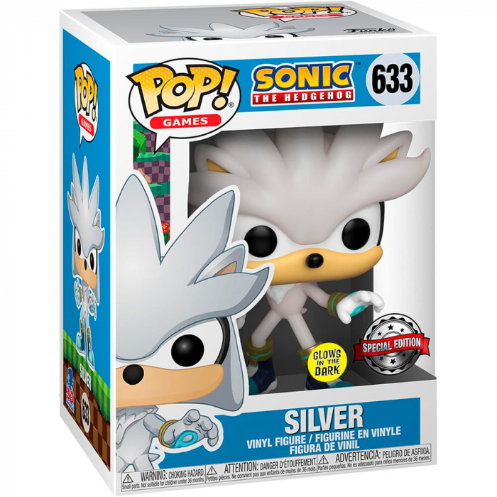 Figurina Funko POP Sonic the Hedgehog Silver Exclusive [2]