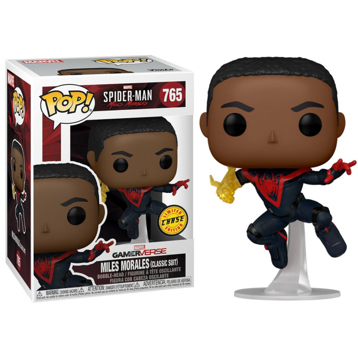 Figurina Funko POP Spider Man Miles Morales Classic Suit Chase [2]