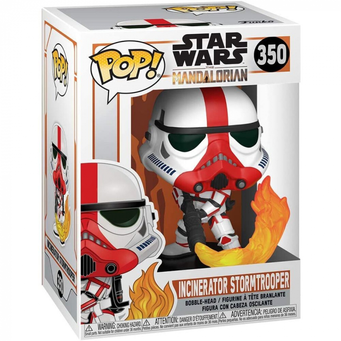 Figurina Funko POP Star Wars Mandalorian Incinerator Stormtrooper [2]