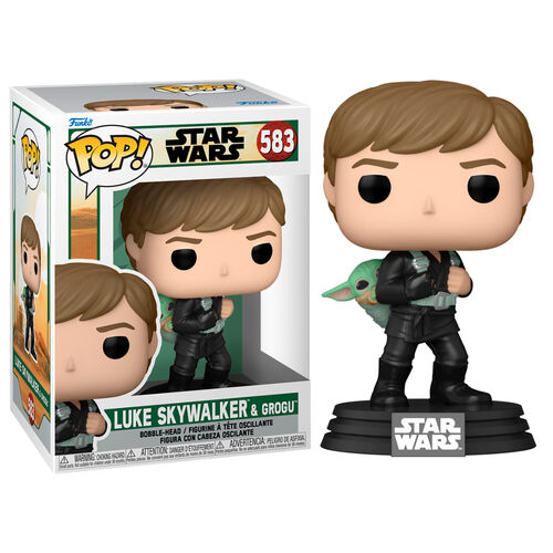 Figurina Funko POP Star Wars The Book of Boba Fett 2 Luke Skywalker and Grogu [3]