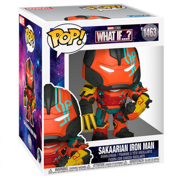 Figurina Funko POP Super Marvel What IF Sakaarian Iron Man [2]