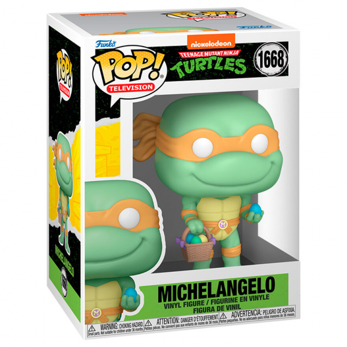 Figurina Funko POP Teenage Mutant Ninja Turtles Michelangelo Easter Iepuras [2]