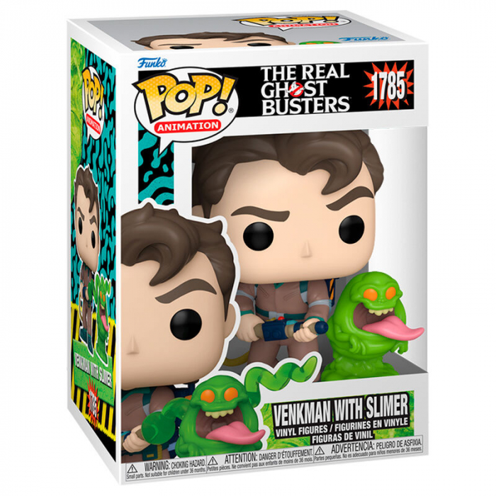 Figurina Funko POP The Real Ghostbusters Venkman cu Slimer [2]